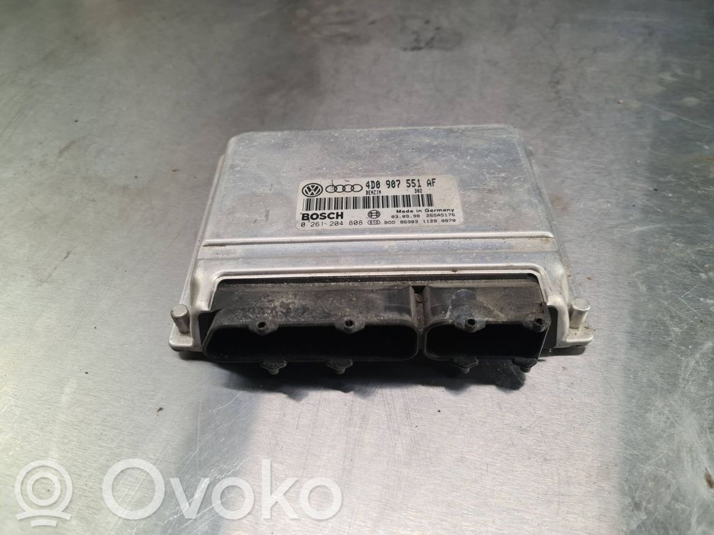 Engine control unit/module   4D0907551AF,0261204808,26SA5176