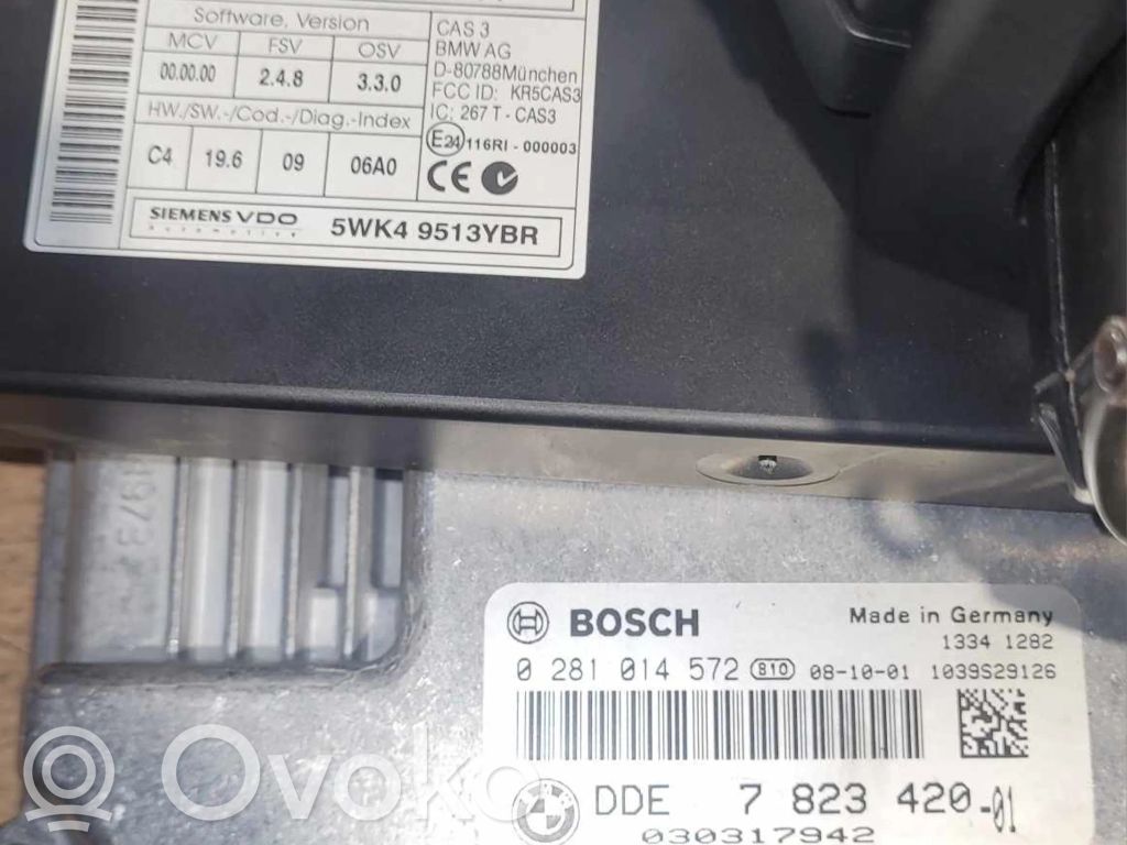 Engine ECU kit and lock set   7823420