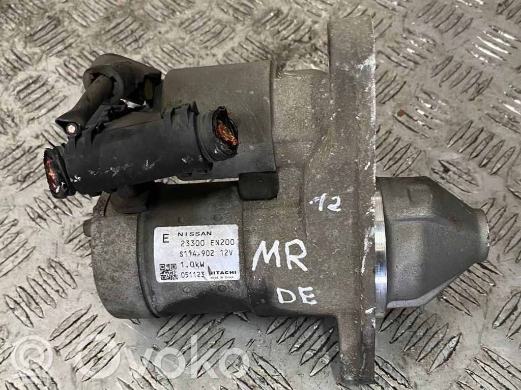 Nissan Qashqai Starter motor 