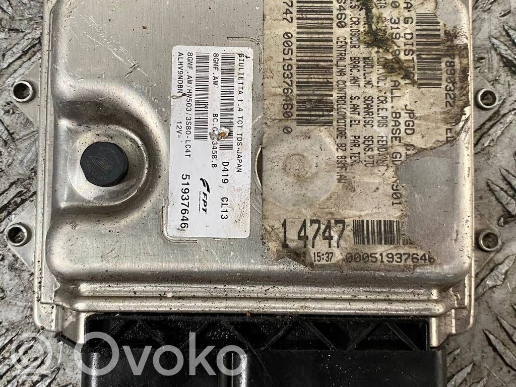 Engine control unit/module   51937646,00519376460