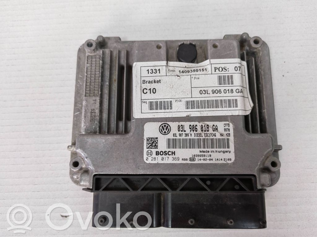 Volkswagen Eos Engine control unit/module ECU 