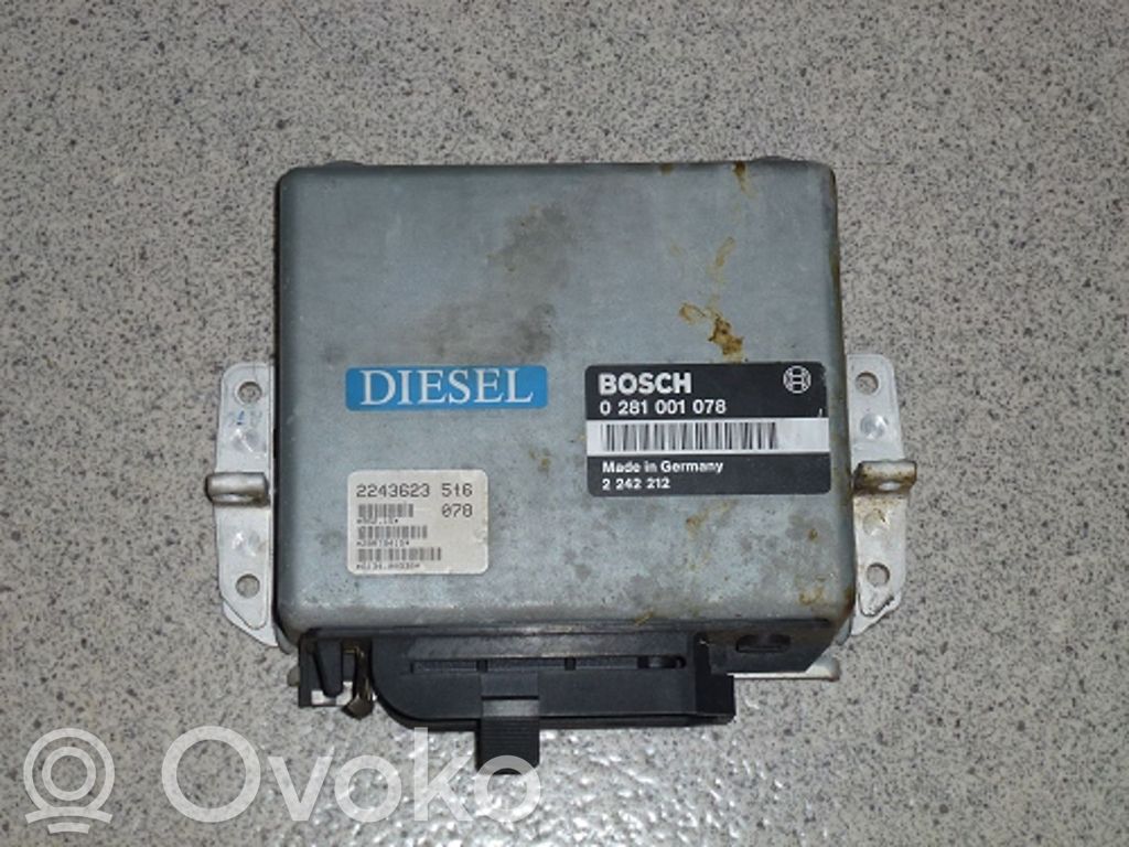 BMW 5 E34 Unité de commande, module ECU de moteur 