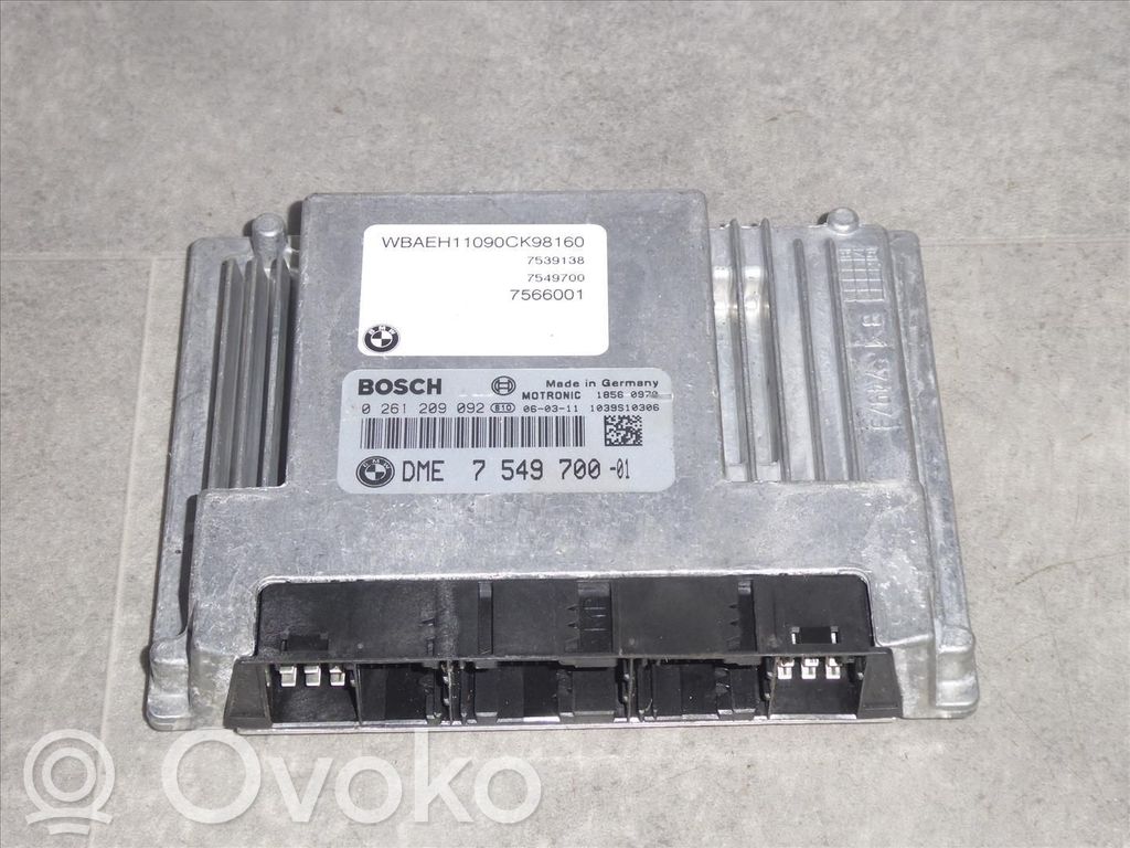 BMW 6 E63 E64 Moottorin ohjainlaite/moduuli (käytetyt) 