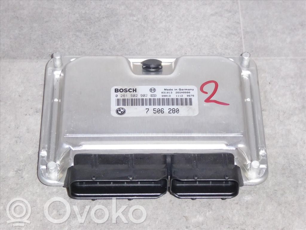 BMW 7 E65 E66 Fuel injection control unit/module 