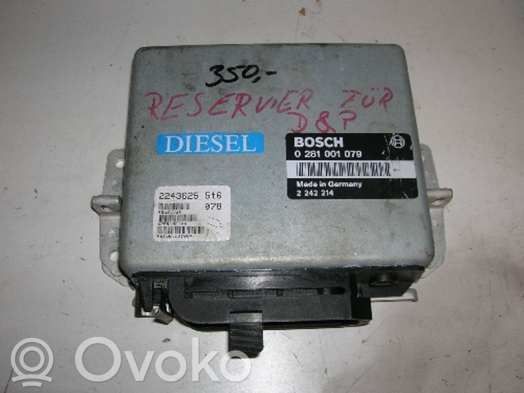 BMW 5 E34 Unité / module de commande d'injection de carburant 