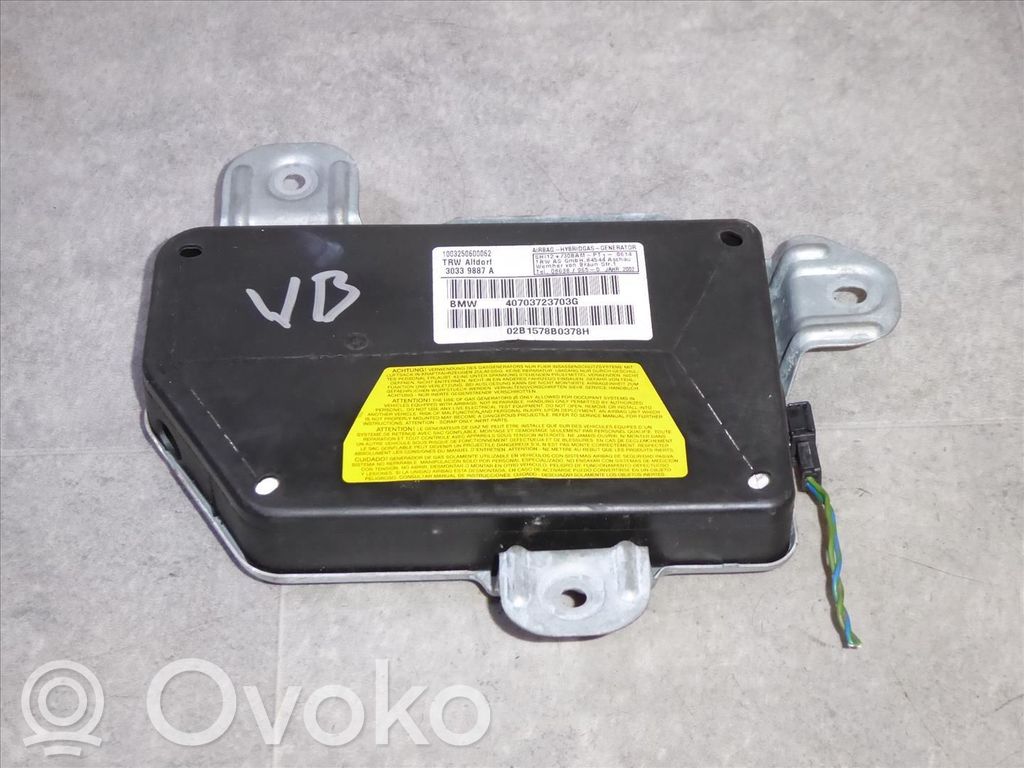 BMW 3 E46 Airbag de la puerta trasera 