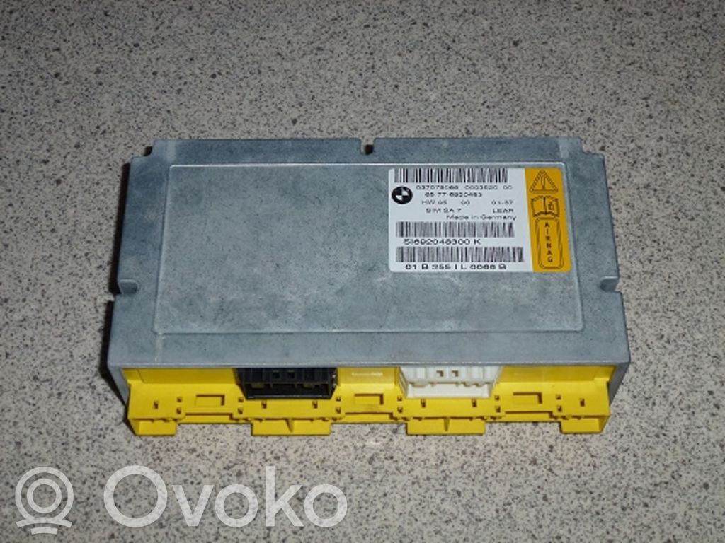 BMW 7 E65 E66 Module de contrôle airbag 