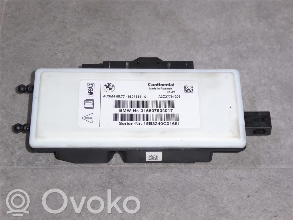 BMW 6 F06 Gran coupe Unitate/modul de comandă airbaguri 