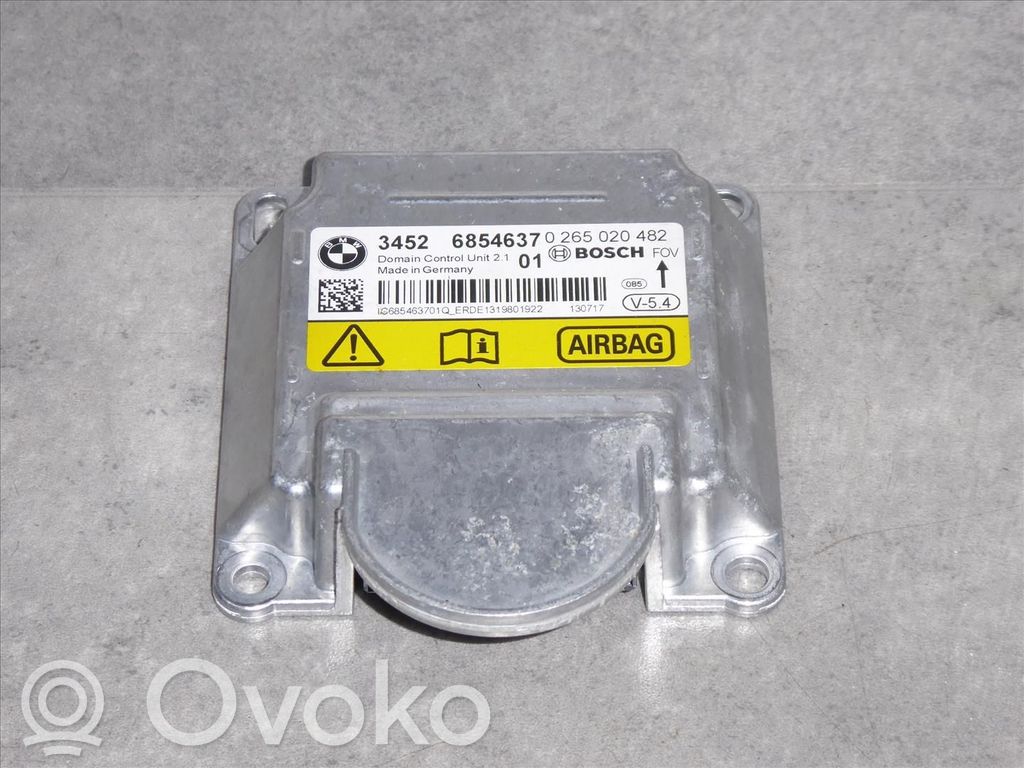 BMW 5 F10 F11 Unitate/modul de comandă airbaguri 