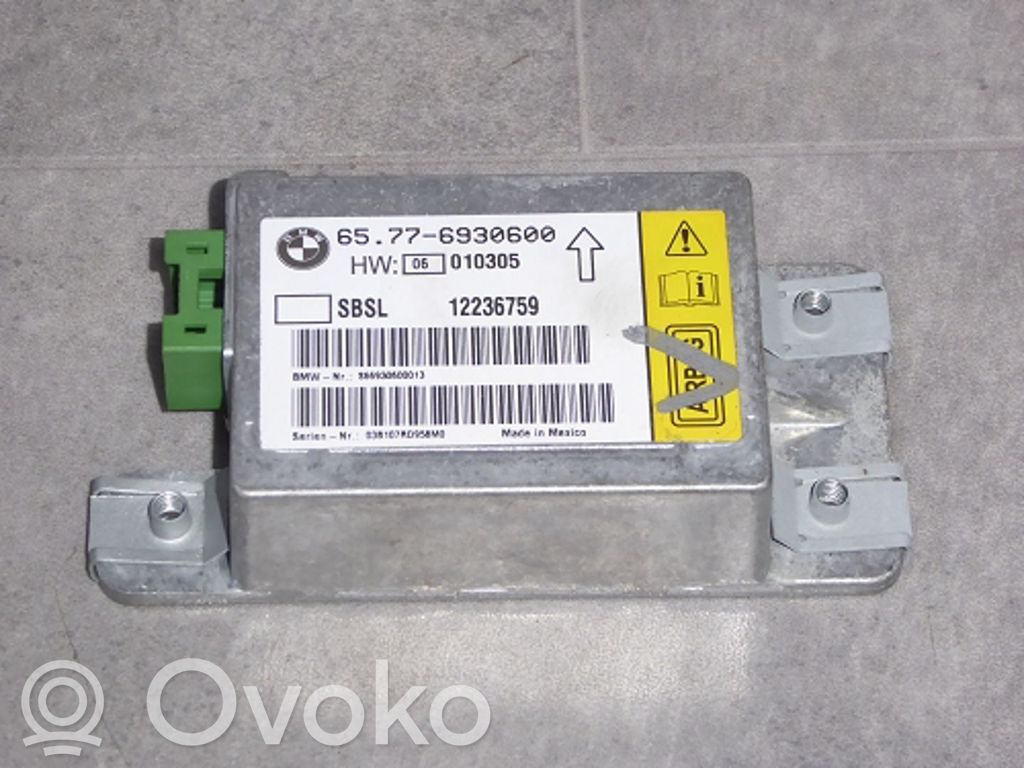 BMW 7 E65 E66 Sensor impacto/accidente para activar Airbag 