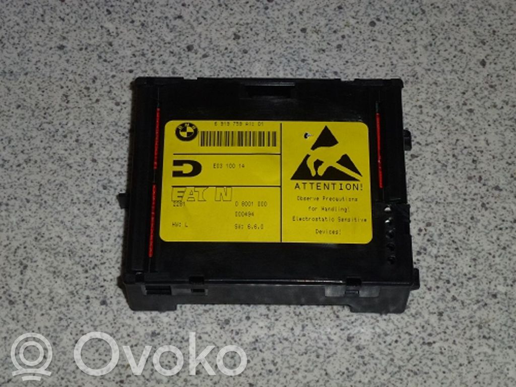 BMW 7 E65 E66 Central console control unit 