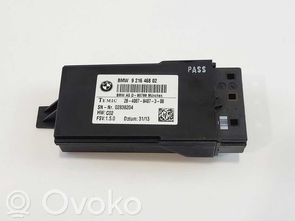 BMW 1 F20 F21 Modulo di controllo sedile 