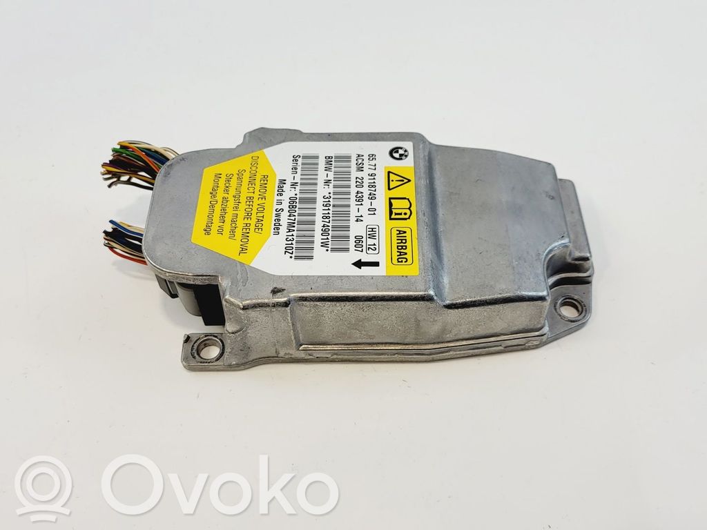 Turvatyynyn ohjainlaite/moduuli   65779172018,65779172018