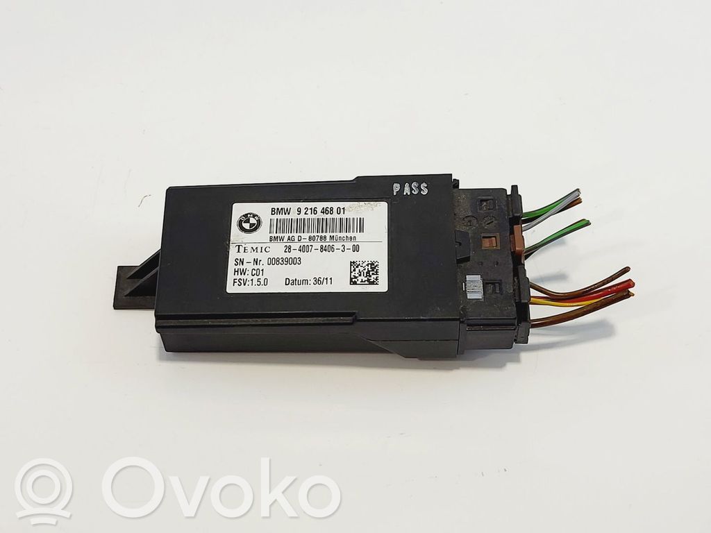 BMW 5 F10 F11 Modulo di controllo sedile 