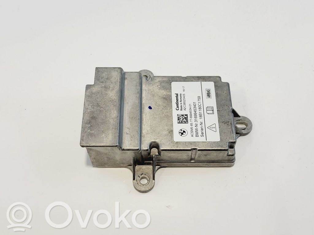 BMW 5 G30 G31 G38 Unitate/modul de comandă airbaguri