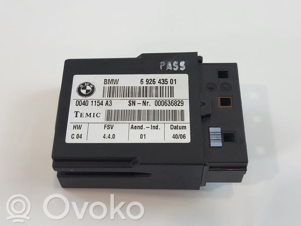 BMW 3 E90 E91 Module de commande de siège