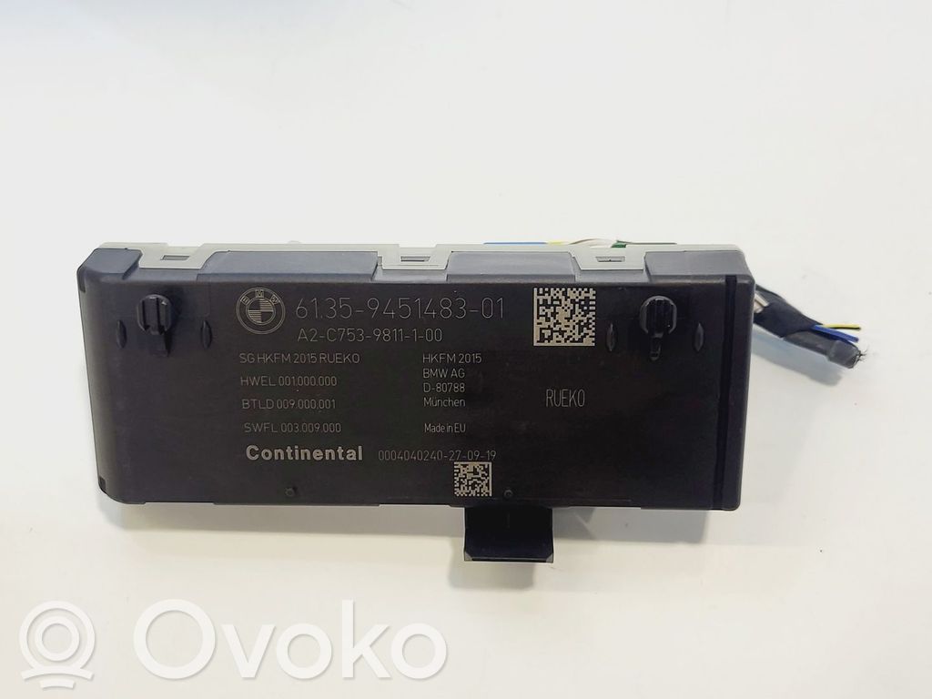 Tailgate/trunk control unit/module   61359451483,61359451483
