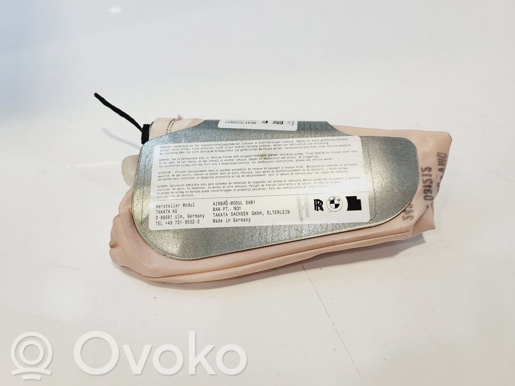 BMW 5 F10 F11 Poduszka powietrzna Airbag fotela 
