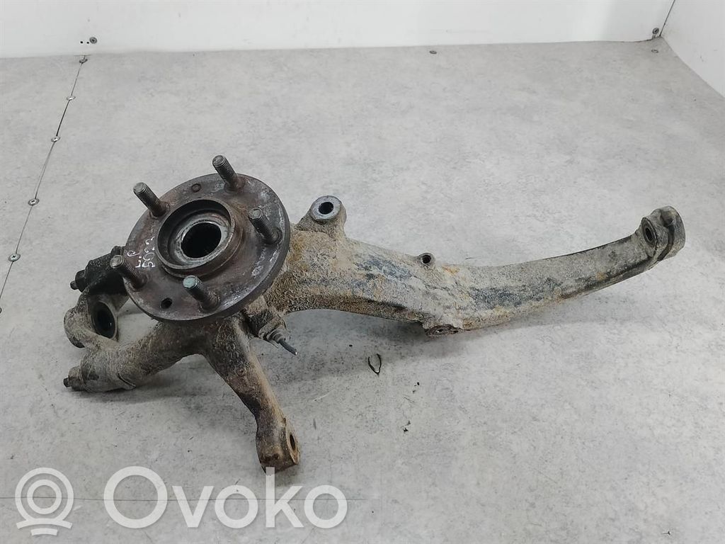 Front wheel hub spindle knuckle