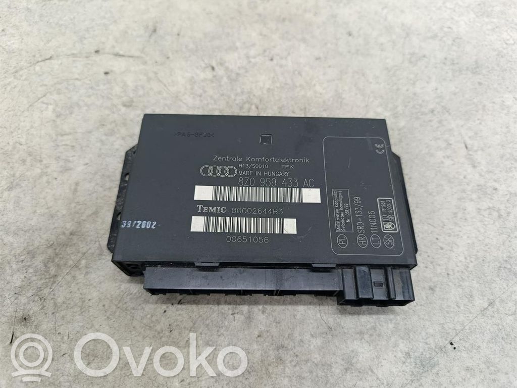 Audi A2 Komforto modulis 