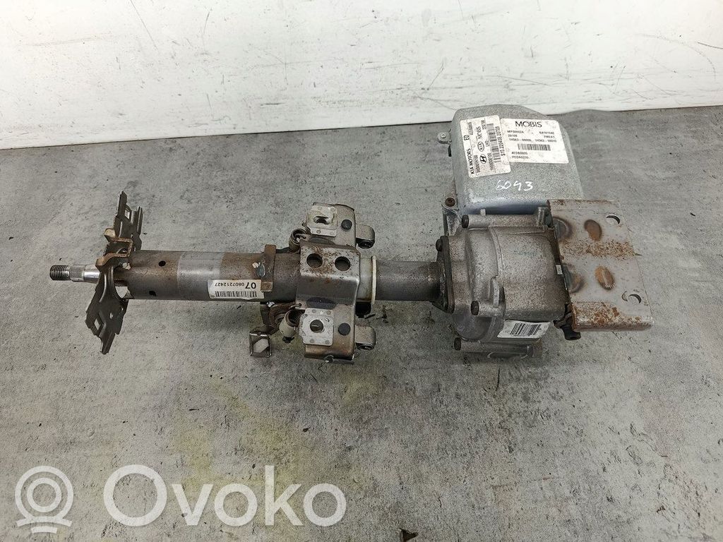 Steering wheel axle