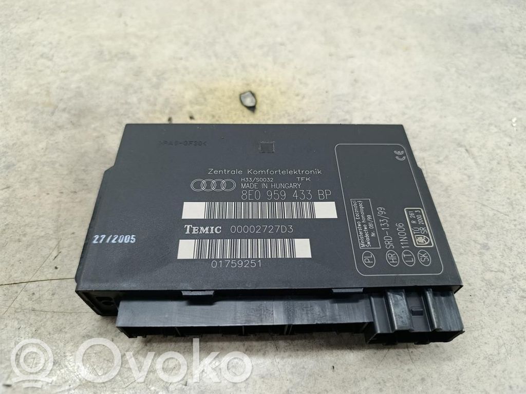 Audi A4 S4 B7 8E 8H Module confort 