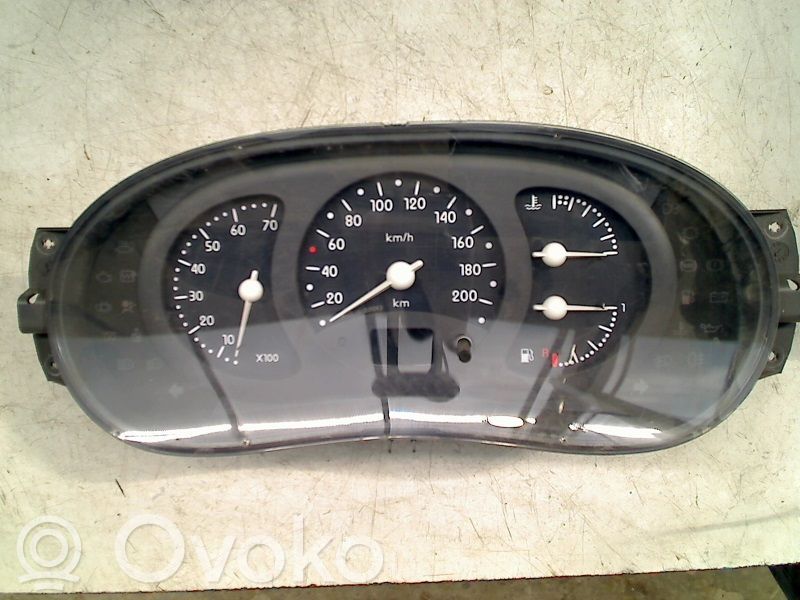 Renault Clio II Speedometer (instrument cluster) 