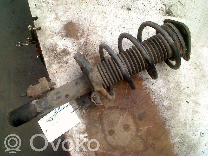 Front shock absorber with coil spring