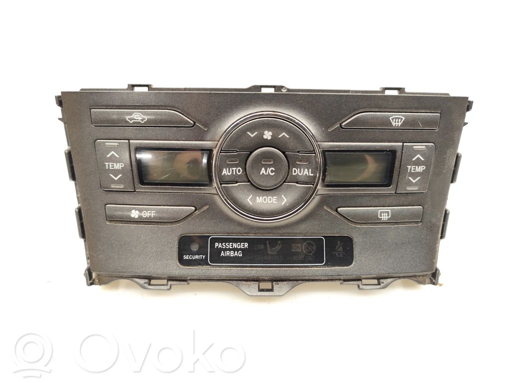 Toyota Auris 150 Climate control unit 