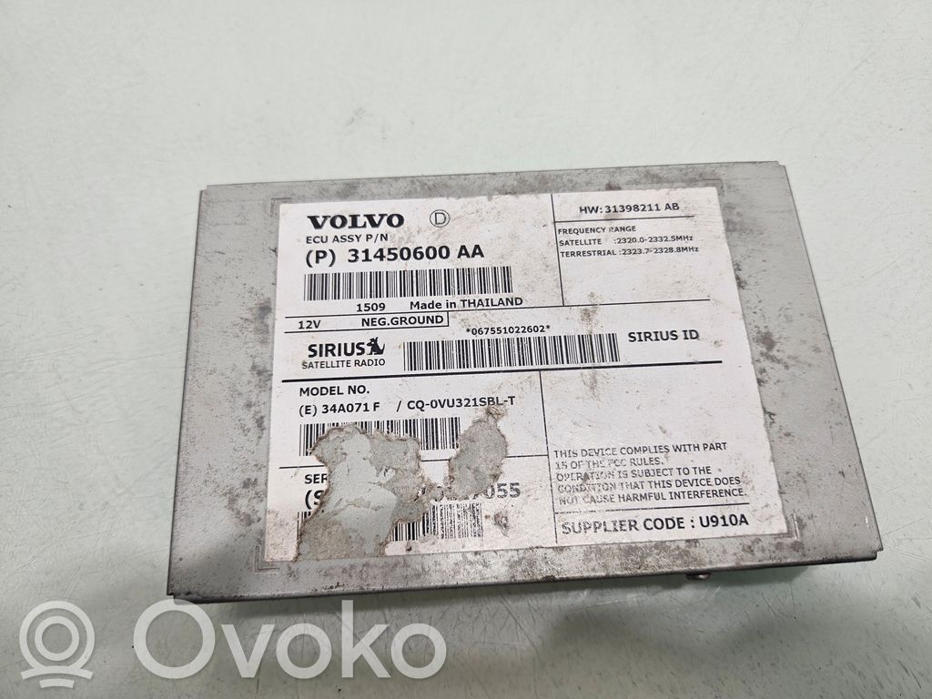 Other control units/modules   31450600AA