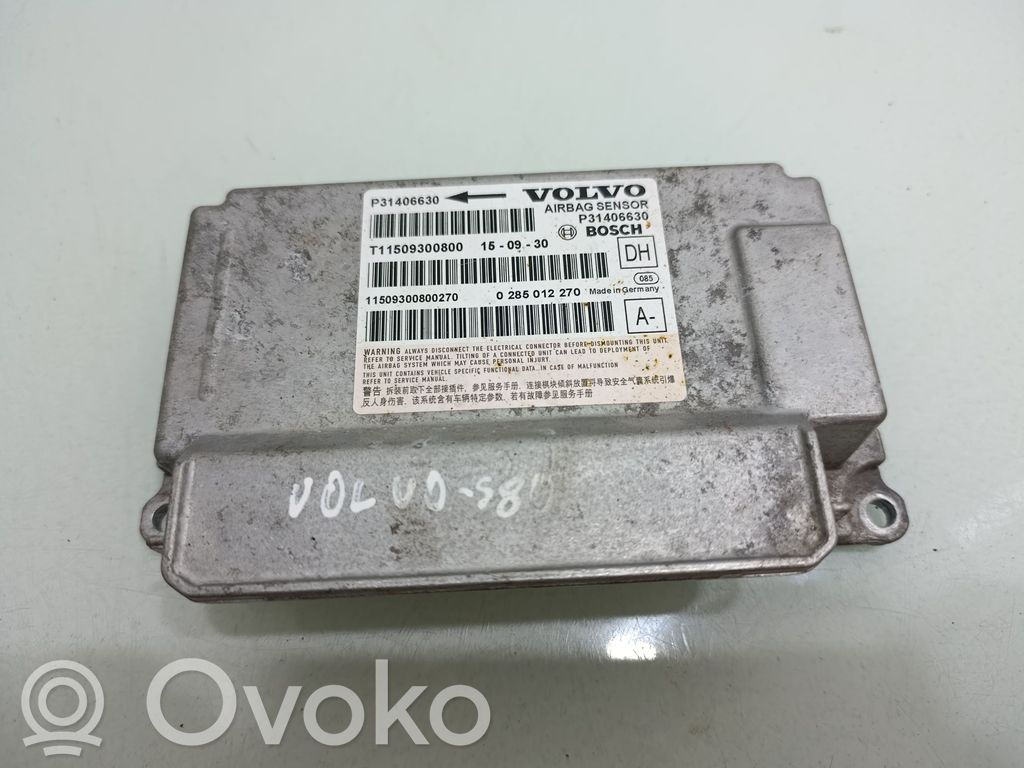 Airbag control unit/module   P31406630
