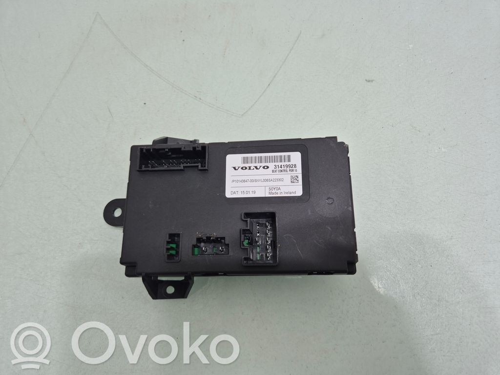 Volvo S60 Modul comandă scaune 