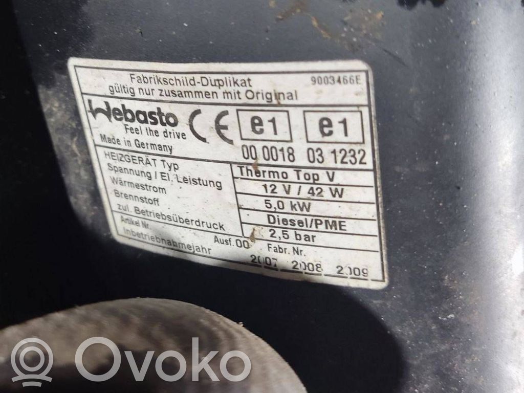 Land Rover Range Rover Sport L320 Ogrzewanie postojowe Webasto 