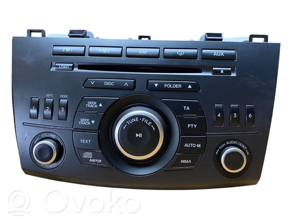 Mazda 3 II Radio/CD/DVD/GPS-pääyksikkö 