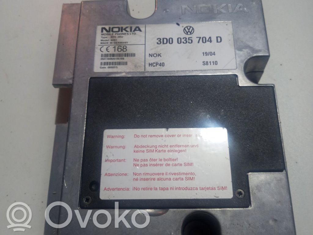 Volkswagen Phaeton Phone control unit/module 