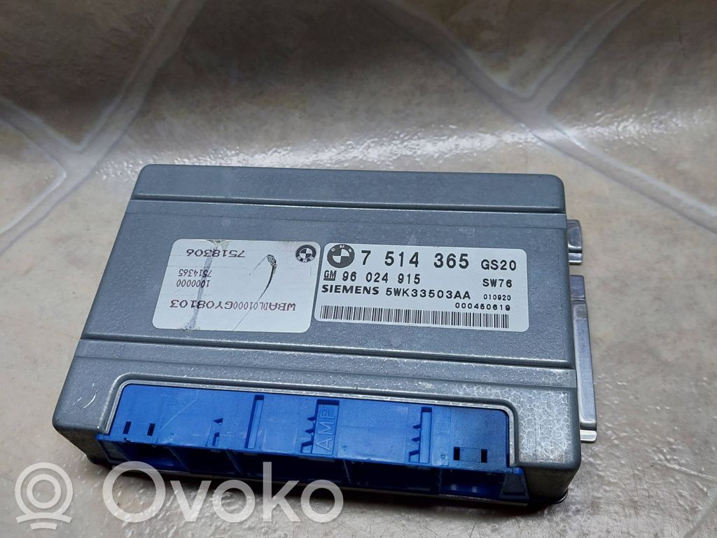 Gearbox control unit/module   96024915,7514365,5WK33503AA