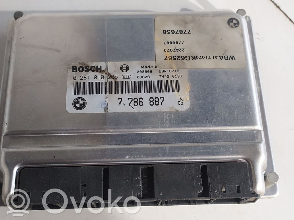 Engine control unit/module   7786887,7787658