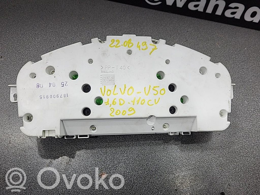 Volvo V50 Speedometer (instrument cluster) 