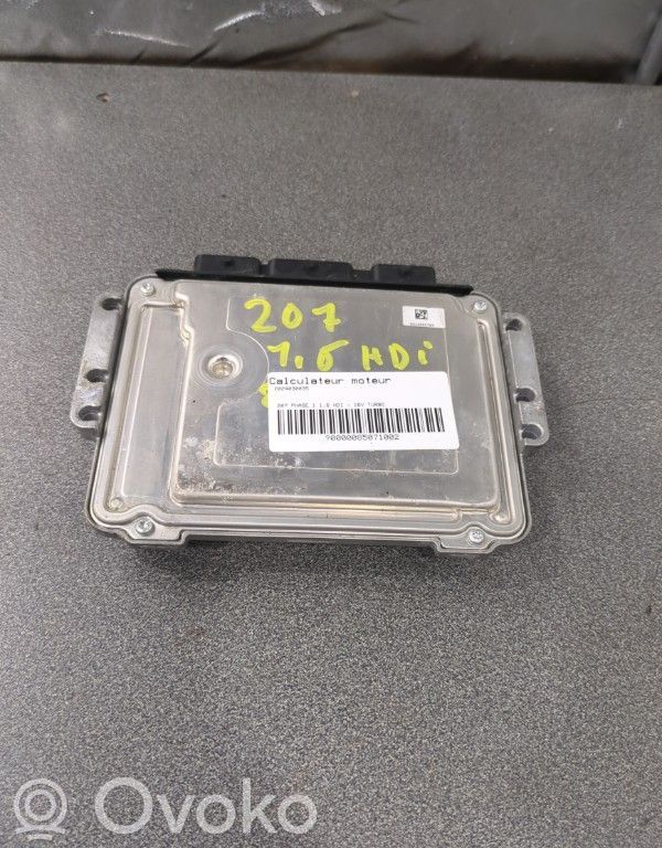 Peugeot 207 Engine control unit/module 