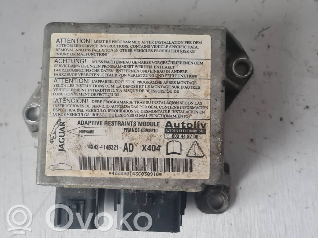 Jaguar X-Type Airbag control unit/module 