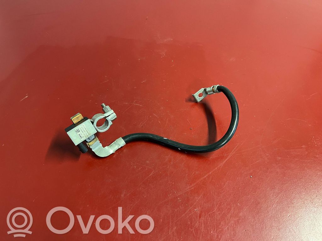 BMW 3 F30 F35 F31 Minus / Klema / Przewód akumulatora 