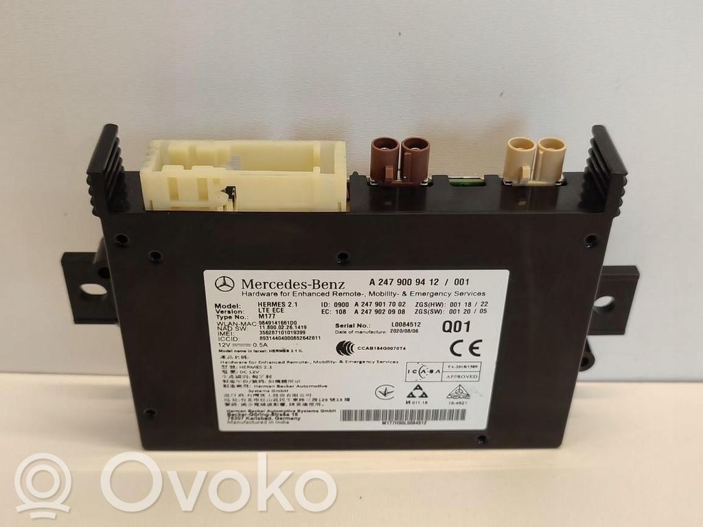 Mercedes-Benz Vito Viano W447 Moduł / Sterownik Bluetooth 