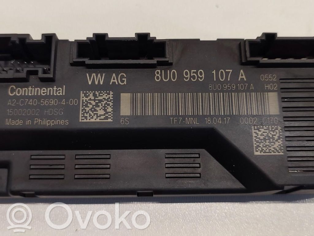 Audi Q3 8U Tailgate/trunk control unit/module 