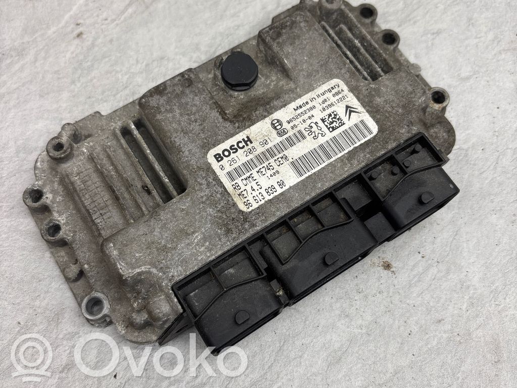 Engine control unit/module   9652552380,9661383980,0261208901