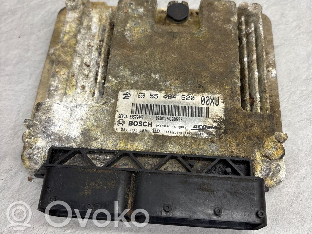 Unidad de control/módulo del motor   55484520,55579447,0281031158,00XJ