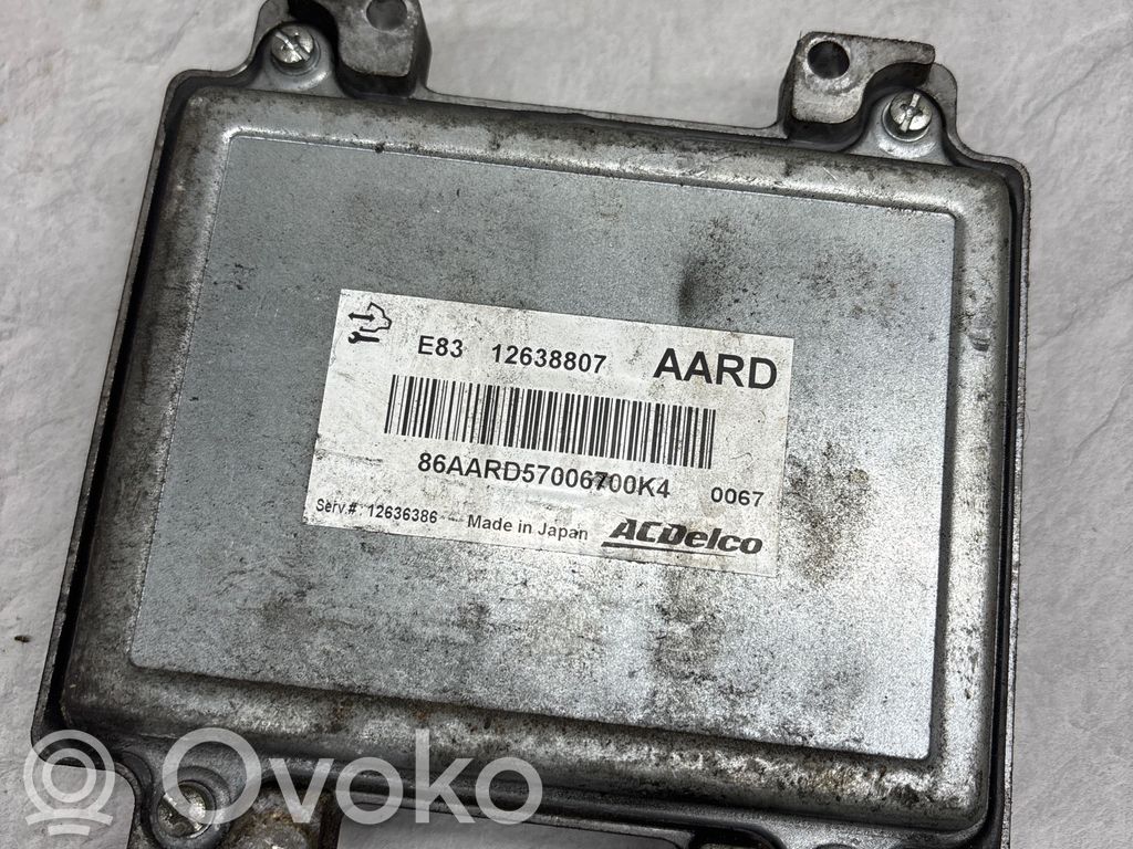 Engine control unit/module   12638807,86AARD57006700K4,0067
