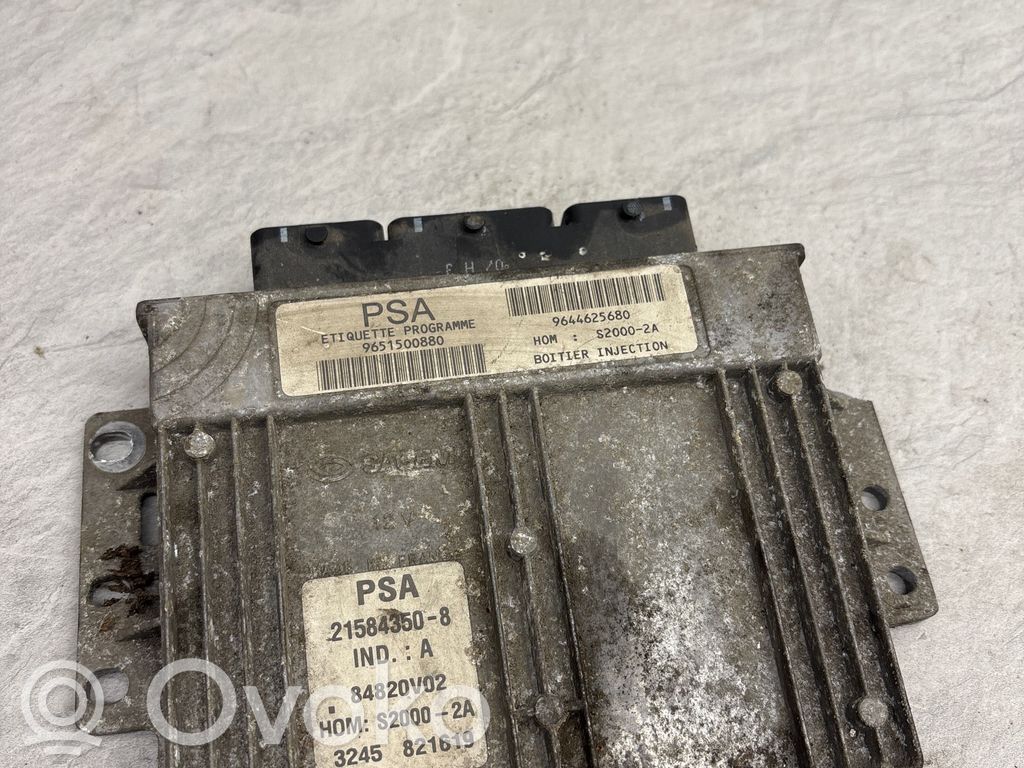 Peugeot 307 Engine control unit/module 