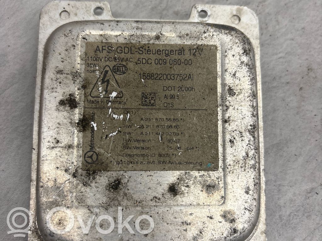 Mercedes-Benz E W211 Module de ballast de phare Xenon 
