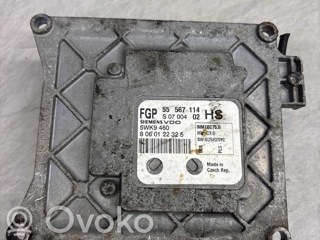 Engine control unit/module   55567114,8060122325