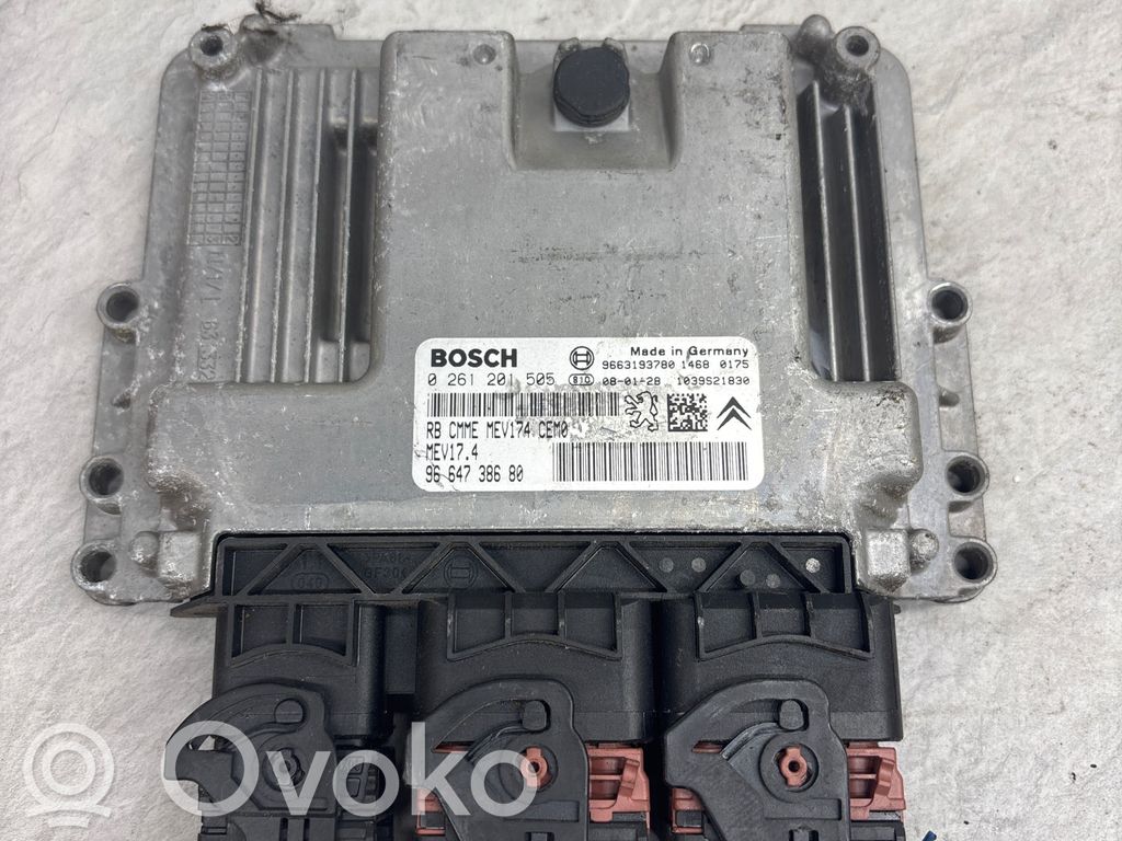 Citroen C4 I Engine control unit/module 